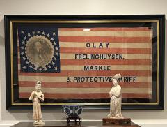 26 Star American Flag made for 1844 Presidential campaign of Henry Clay  - 4472101