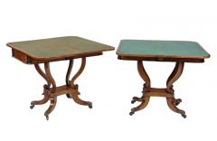 2683 Pair of Early 19th Century Regency Card Tables - 2495185