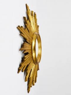27 French Convex Gilt Wood Sunburst Starburst Wall Mirror France 1950s - 4067994