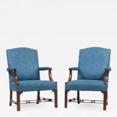 2940 Late 18th Century Pair of Gainsborough Armchairs - 2482854