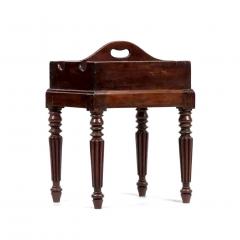 2966 18th Century Georgian Mahogany Bottle Holder on Stand - 2493222