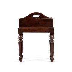 2966 18th Century Georgian Mahogany Bottle Holder on Stand - 2493223