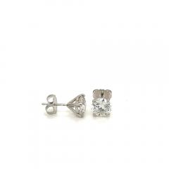 3 02 Carat Total Lab Grown Diamond Stud Earrings - 3601654