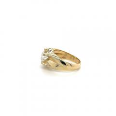 3 20 carat Oval Cut Lab Grown CVD Diamond Solitaire Mens Ring in 14K Gold - 3549731