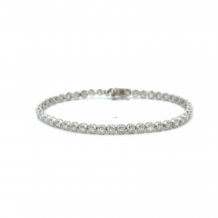 3 Carat Diamond Tennis 4 Prong Bracelet in Platinum 4MM 7  - 3722827