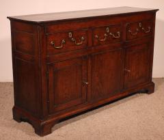 3 Drawers Dresser Base In Oak 18th Century - 3479666