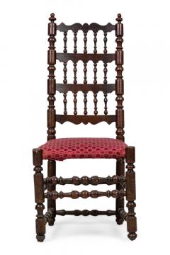 3 English Renaissance Walnut Side Chairs - 4661053
