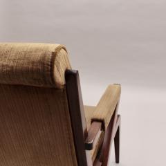 3 Fine French 1960s Mahogany Armchairs - 4610482
