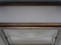 3 Fine French Art Deco Bronze Lucite and Glass Ceiling Lights - 426592