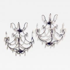 3 Pair Metal Timothy Oulton Paris Wall Sconces In The Style Of Niemann Weeks - 3018367