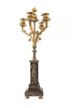 3 Piece French Louis XVI Marble Clock Set - 4322563