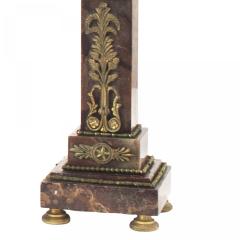 3 Piece French Louis XVI Marble Clock Set - 4322564