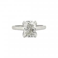 3 carat G VS2 IGI Certified Elongated Cushion Lab Diamond Ring - 3633486