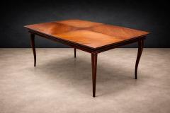 3 in 1 Extendable Dining Table in Caviuna Hardwood Brazil 1960s Lot 151A - 4488643