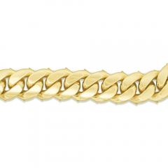 30 Carat Diamond 14K Yellow Gold Miami Cuban Link Chain Bracelet - 3861991