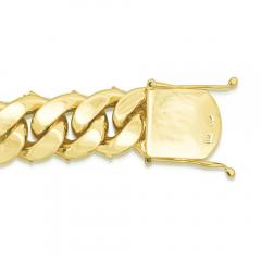 30 Carat Diamond 14K Yellow Gold Miami Cuban Link Chain Bracelet - 3862013