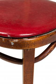 30 Italian Mid Century Red Vinyl Dining Side Chairs - 4669672