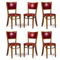 30 Italian Mid Century Red Vinyl Dining Side Chairs - 4734375