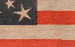 30 Stars on an Antique American Flag of the Pre Civil War Era - 639360