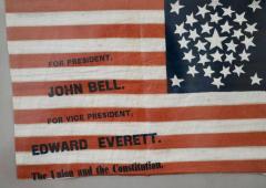 31 STAR PARADE FLAG MADE FOR THE 1860 CAMPAIGN OF JOHN BELL  - 4204338