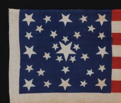31 Star Flag with Stars in a Starburst or Great Star In A square Pattern - 639378