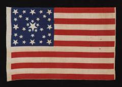 31 Star Flag with Stars in a Starburst or Great Star In A square Pattern - 639379