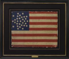 31 Star Printed American Flag Celebrating California Statehood Circa 1850 - 3621609