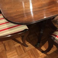 3221 Early 19th Century Regency Mahogany Three Pedestal Dining Table - 2495259