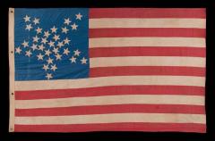 33 Stars in a Great Star or Great Luminary Patter on a Homemade Flag - 639104
