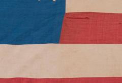 33 Stars in a Great Star or Great Luminary Patter on a Homemade Flag - 639105