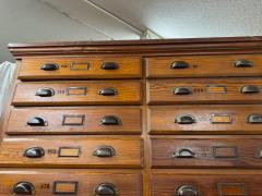 34 Drawer Vintage Card Catalog - 4599441