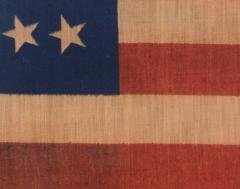 34 Star Antique American Flag Civil War Period Possibly a US Army Camp Colors - 671474