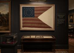 35 STAR CIVIL WAR GUIDON United States 1863 1865 West Virginia Silk - 4608056