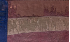 35 STAR CIVIL WAR GUIDON United States 1863 1865 West Virginia Silk - 4608067