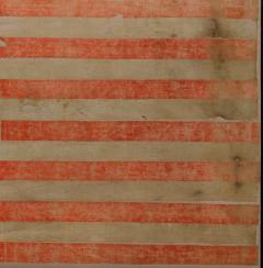 36 STAR PRINTED AMERICAN FLAG RARE HALOED STAR MEDALLION CIRCA 1865 - 3619329