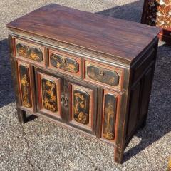 38 5 Antique Qing Dynasty Paneled Chinese Cabinet - 2718841
