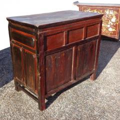 38 5 Antique Qing Dynasty Paneled Chinese Cabinet - 2718845
