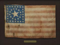 38 Star American Flag with Unique Canton Commemorating Colorado Statehood 1876 - 3621765