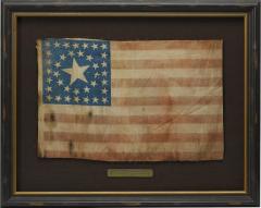 38 Star American Flag with Unique Canton Commemorating Colorado Statehood 1876 - 3621962