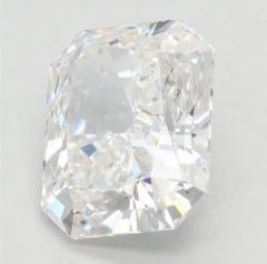 4 01 Carat F VS1 Elongated Radiant Cut Lab Grown Diamond CVD Loose - 3597047