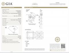 4 26 Carat Radiant Cut Fancy Yellowish Green SI1 Clarity 18K GIA Diamond Ring - 3500157