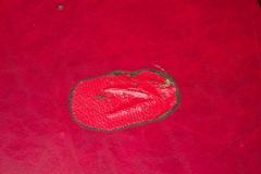 4 Italian Mid Century Red Round dining cafeTable - 4668276
