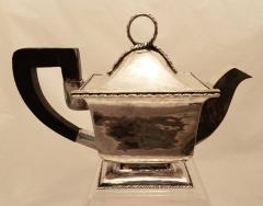 4 Piece Italian Silver Bachelor Tea Coffee Set - 3247034