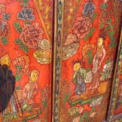 40 19th Century Qing Gansu Painted Cabinet - 2645665