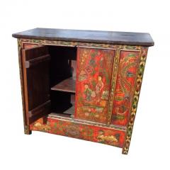 40 19th Century Qing Gansu Painted Cabinet - 2645667