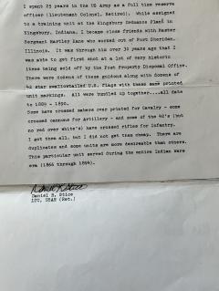 42 Star 7th Calvary Parade Guidon Ca 1889  - 4518991