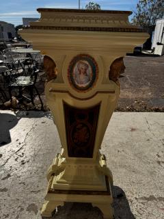 44 Hand Painted and Carved with Gilt Bronze Ormolu Pedestal - 4453290