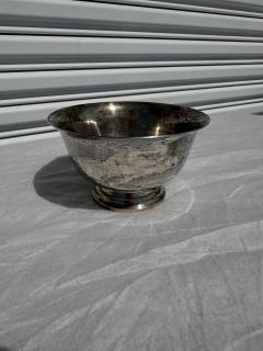 5 4 d x 3 h Paul Revere Footed Sterling Silver Engraved Exemplar Bowl - 4359953