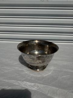 5 4 d x 3 h Paul Revere Footed Sterling Silver Engraved Exemplar Bowl - 4360010
