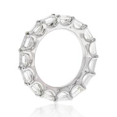 5 50CTS HORIZONTAL EMERALD CUT DIAMOND ETERNITY ETERNITY BAND - 2294002